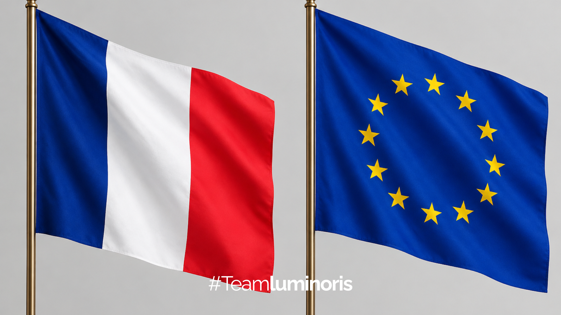 Drapeaux Français et Européens.